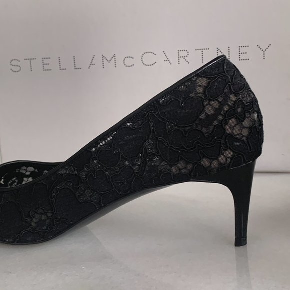 Stella McCartney Lace Kitten Heels - Picture 5 of 10